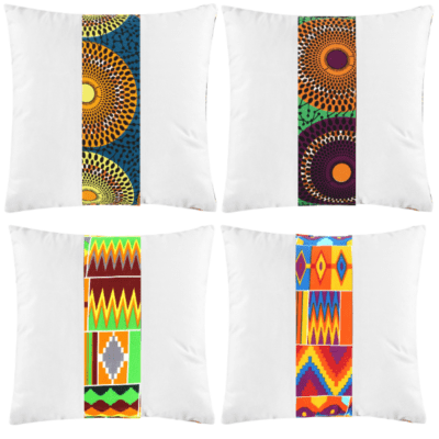 Afrik Centered Throw Pillow Covers